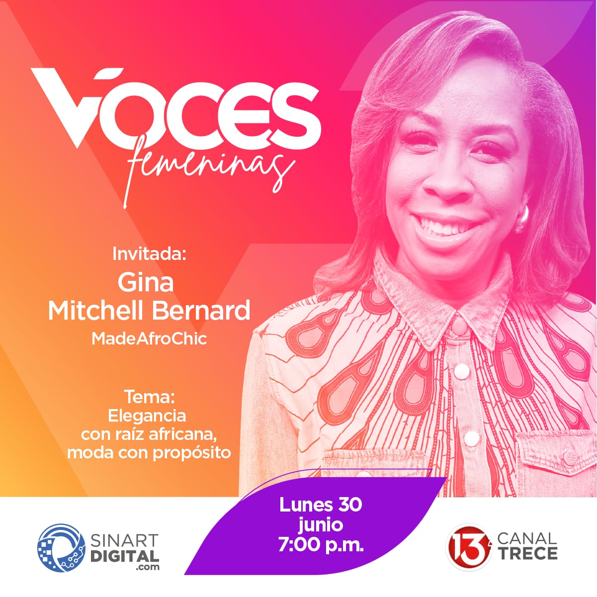 Biografía Gina Mitchell Bernard