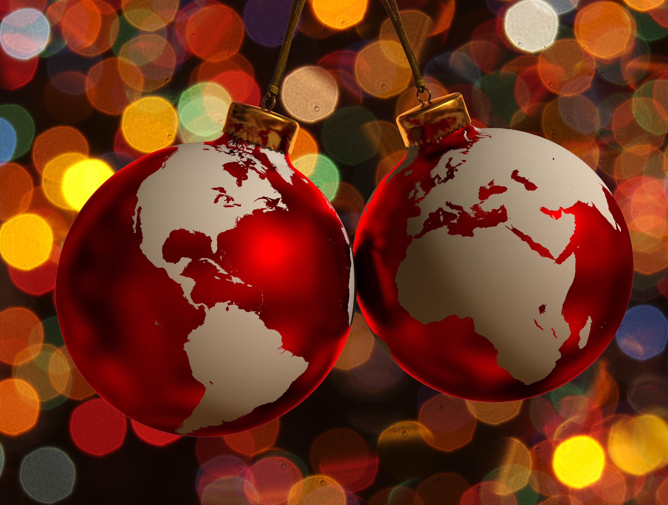 esferas navidad alrededor mundo