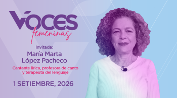 María Marta López Pacheco, cantante lírica, profesora de canto y terapeuta del lenguaje 