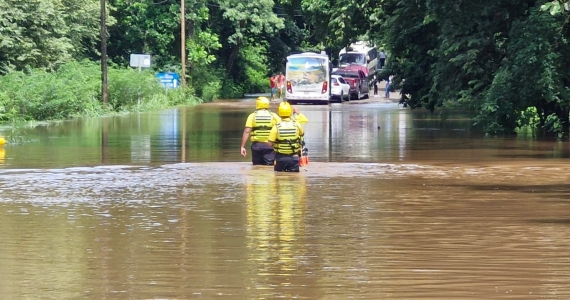 Lluvias dejan 89 incidentes por inundación 