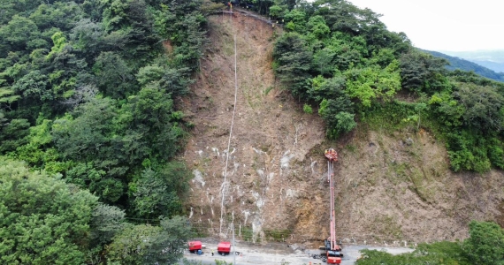 Obras de contención en Cambronero avanzan con un 15% y estarán listas en enero