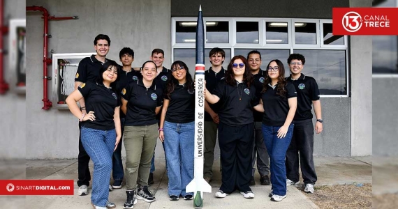 Cohete hecho por estudiantes de la UCR viaja a México