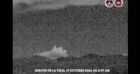 Volcán Rincón de la Vieja expulsó una pluma de gases y vapor de agua