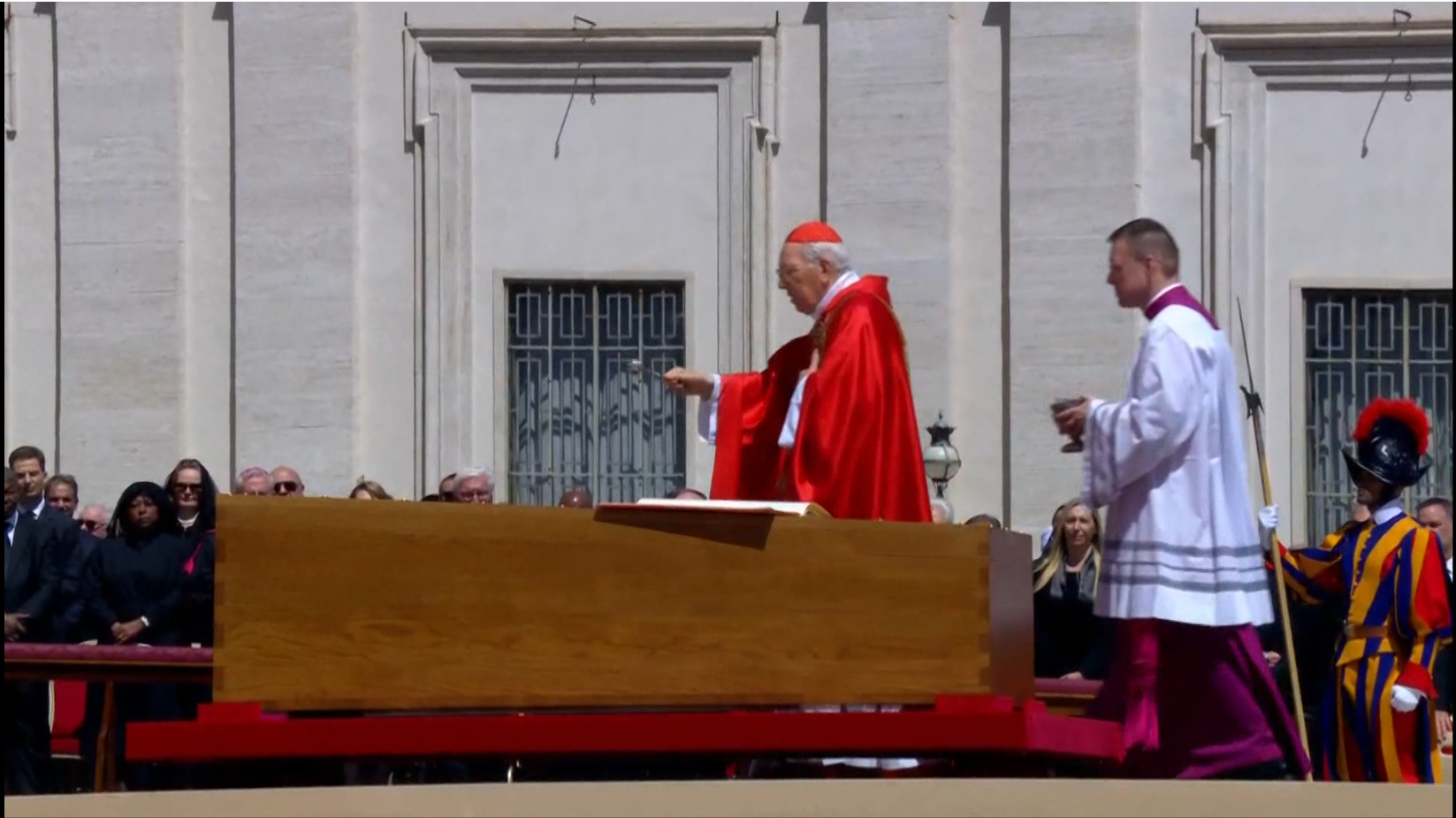 Bendición del Feretro de Papa Francisco