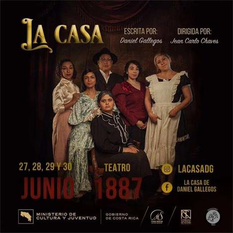 La obra “La Casa” del dramaturgo costarricense Daniel Gallegos se presenta en el CENAC.