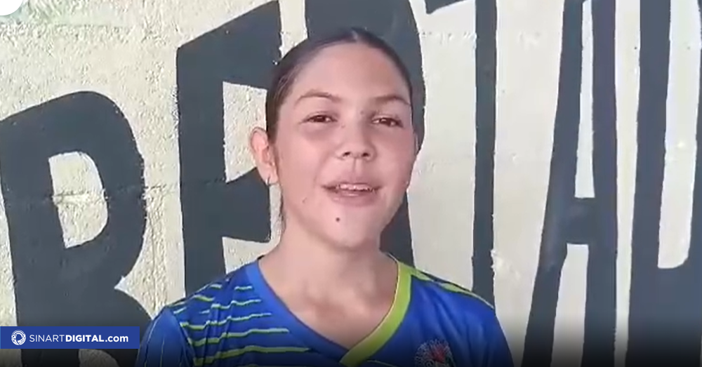 Alanis Guadamuz, estudiante del Liceo Diurno de La Cruz