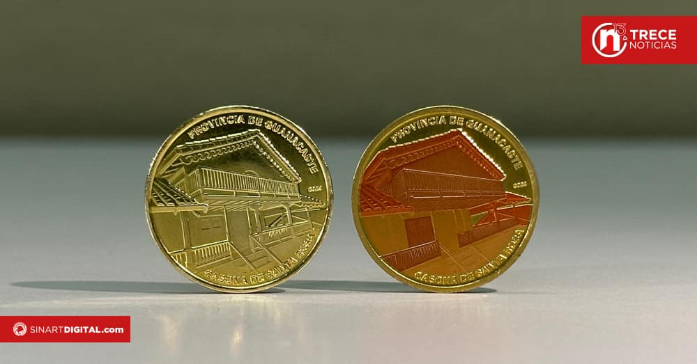 Moneda coleccionable de ₡25 alusiva a la Casona de Santa Rosa saldrá a la venta el 24 de setiembre
