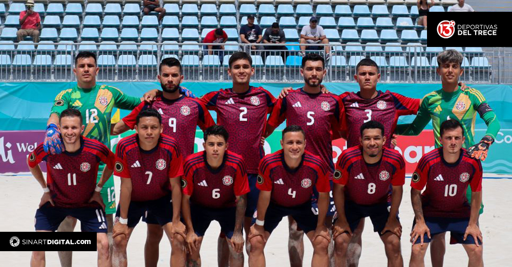 Costa Rica le dijo adiós al mundial de fútbol playa