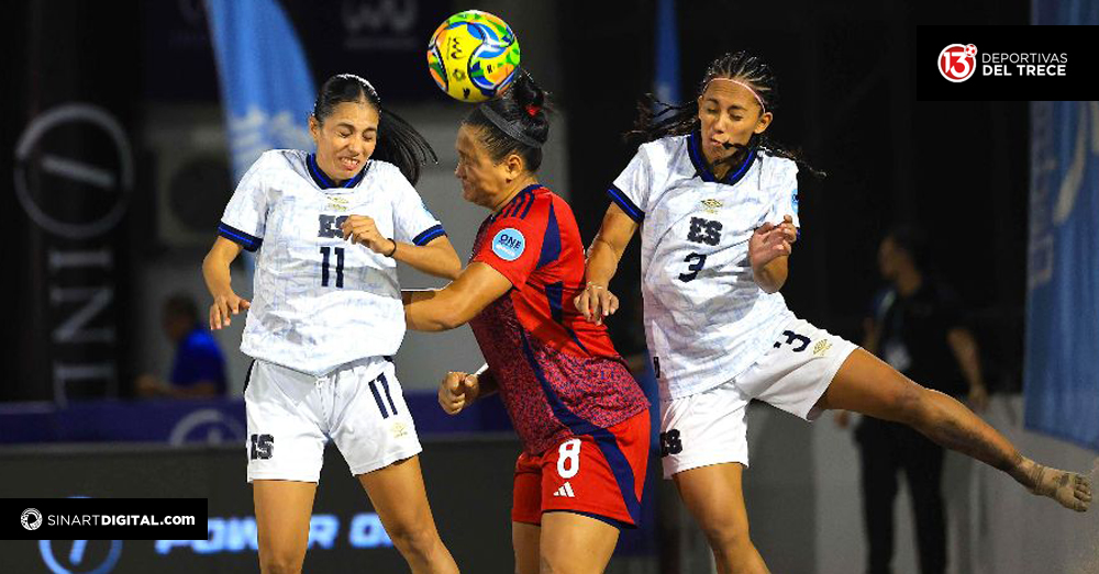 Sele de Fútbol Playa femenina terminó sin puntos en El Salvador