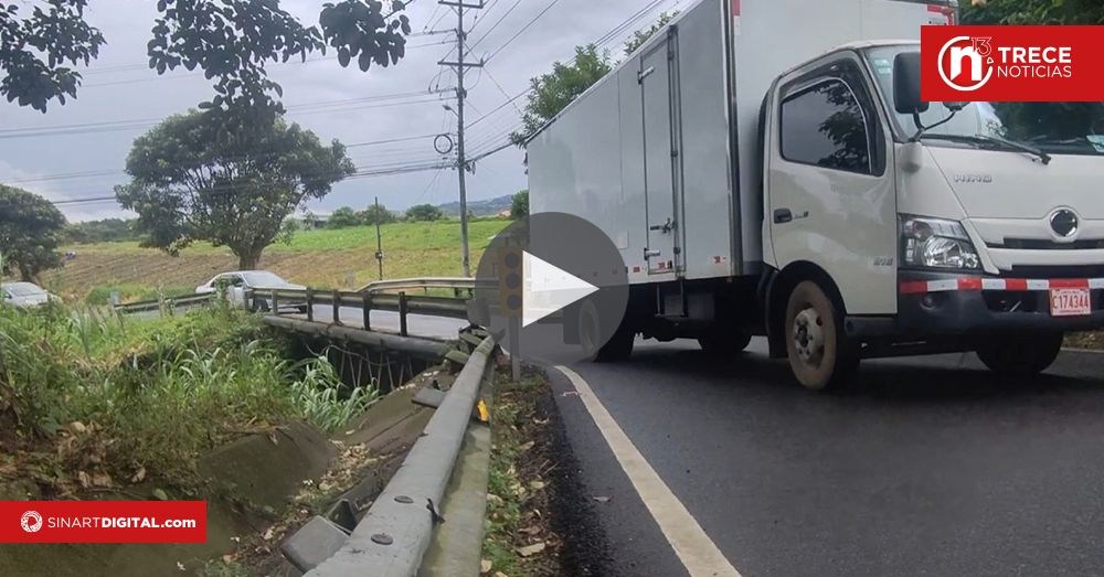 Ampliación de puente en Cartago mantendrá paso regulado estos días 
