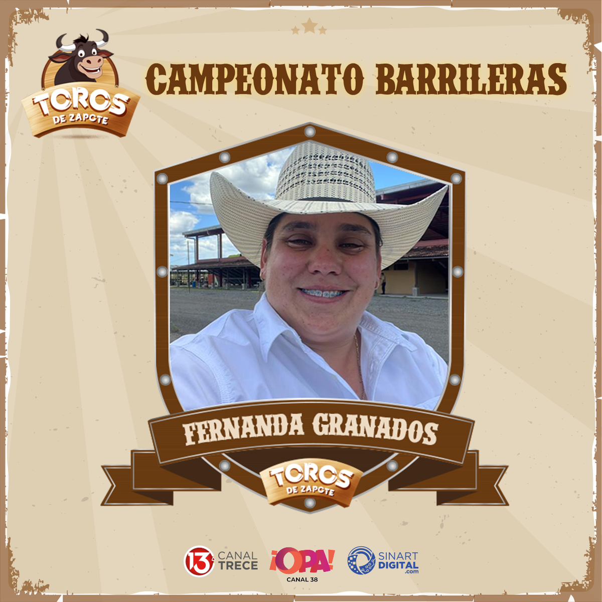 MARIA FERNANDA GRANADOS -  TORNEO DE BARRILERAS ZAPOTE  | 26 DICIEMBRE 2023