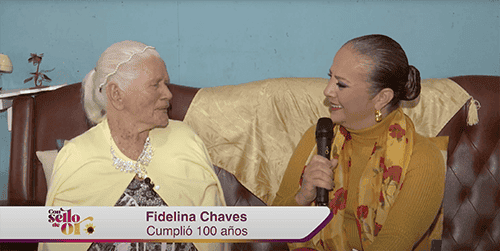 Fidelina Chaves cumplió 100 años