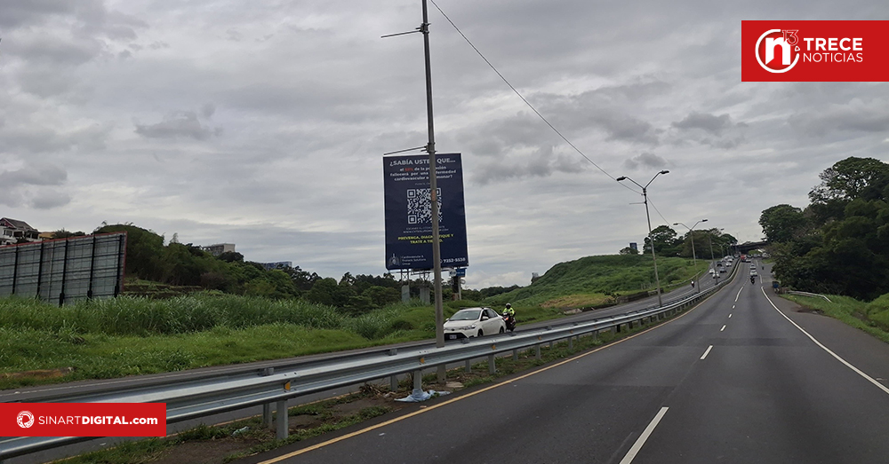 Avanza sustitución de barandas centrales en la General Cañas: obra ya alcanza un 87.5%