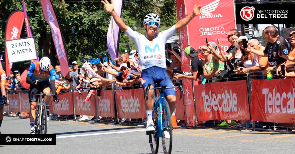 Ecuatoriano ganó la cuarta etapa de la Vuelta a Costa Rica este lunes