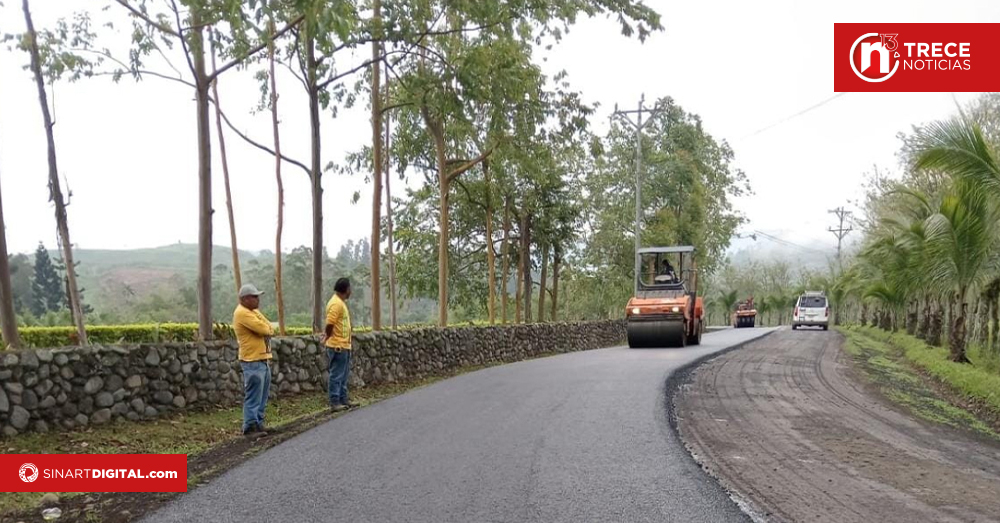 Ruta 225: avanza obra de mantenimiento preventivo en Tucurrique