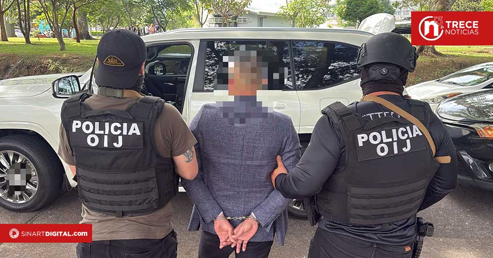 Capturan a presidente del Club Liberia con fines de extradición a EE. UU.