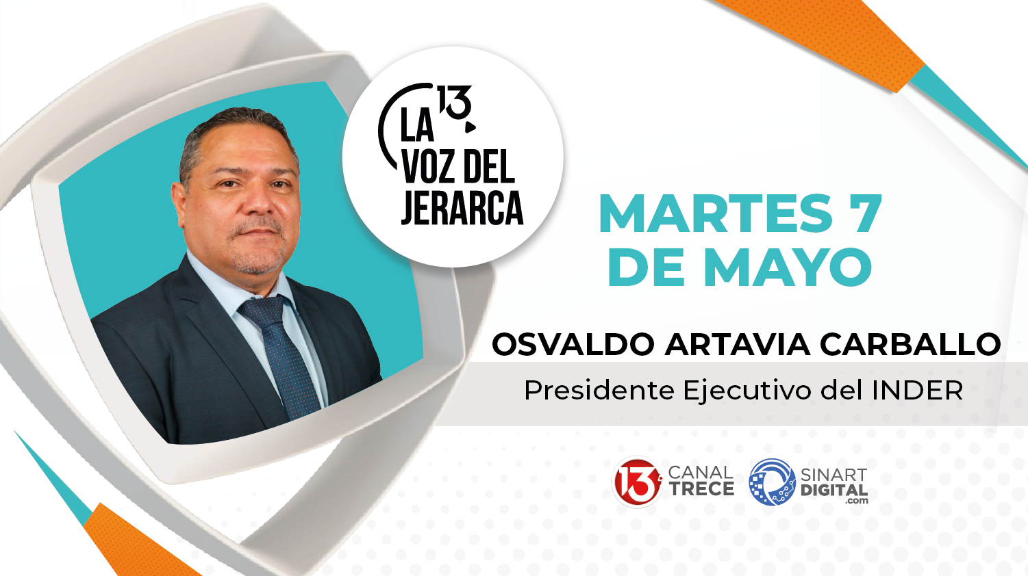 Osvaldo Artavia Cordero. Presidente Ejecutivo INDER 