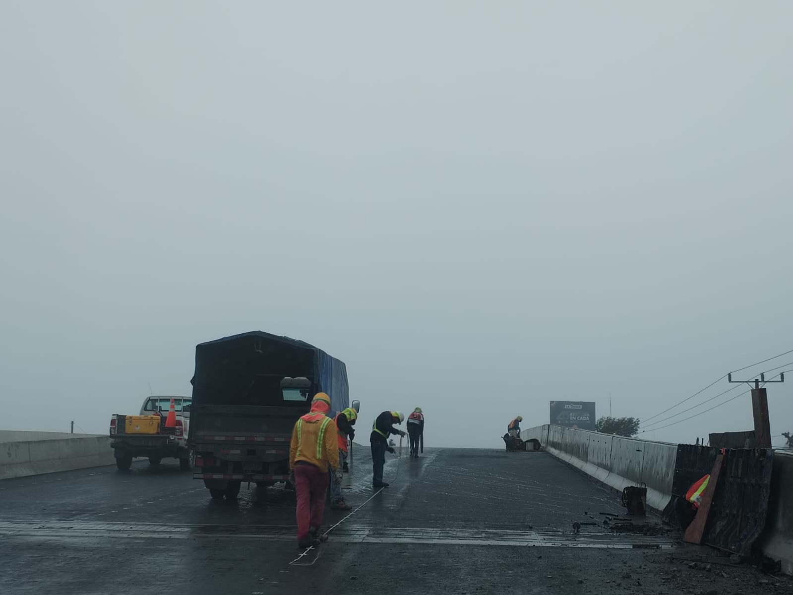 Condiciones del tiempo atrasan apertura de paso elevado en La Lima de Cartago