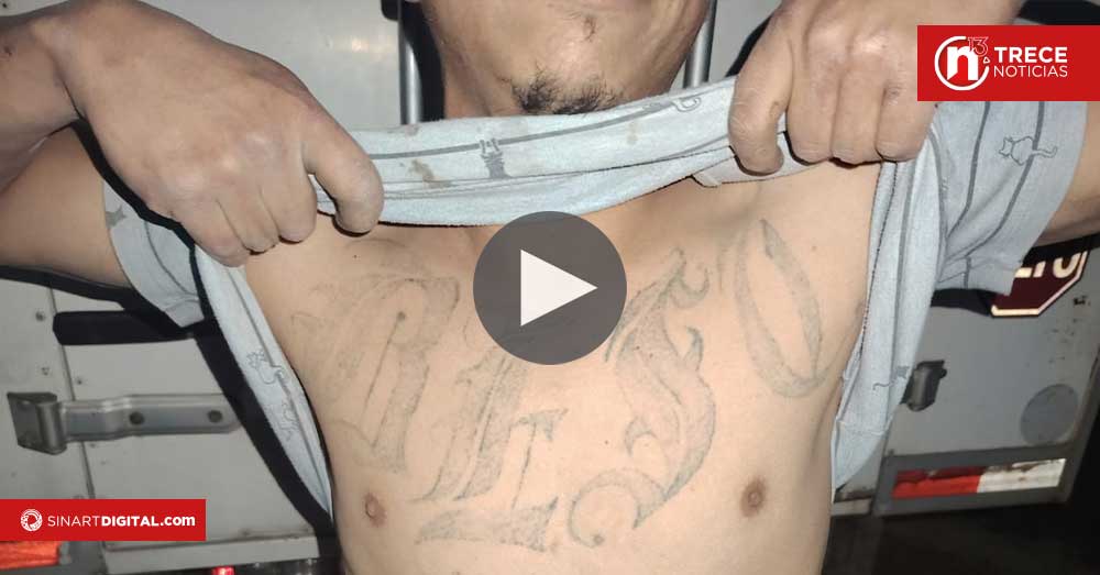 Detienen a presunto integrante de la mara M18 buscado por homicidio