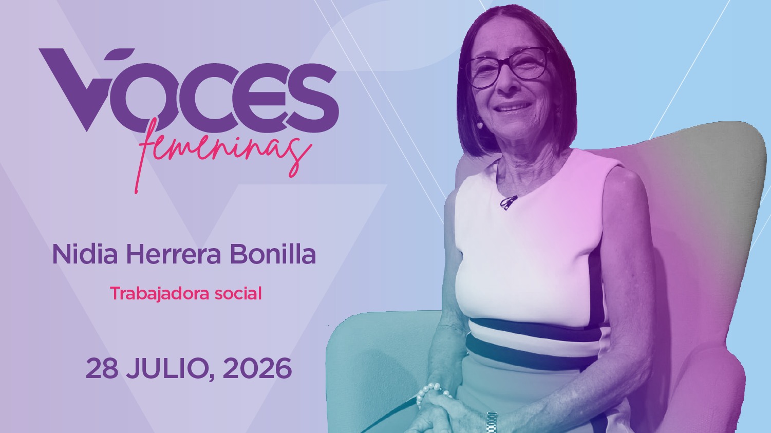 Nidia Herrera Bonilla, trabajadora social 