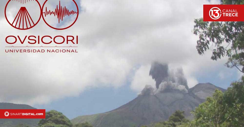 Erupción en el volcán Rincón de La Vieja: La más fuerte en lo que va del año