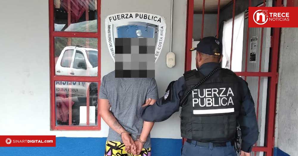 Fuerza Pública detiene a nueve personas en Heredia, entre ellos un prófugo en Vara Blanca