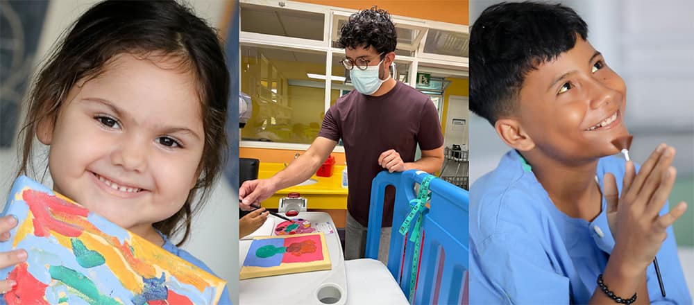 Exponen obras de arte elaboradas por niños hospitalizados 