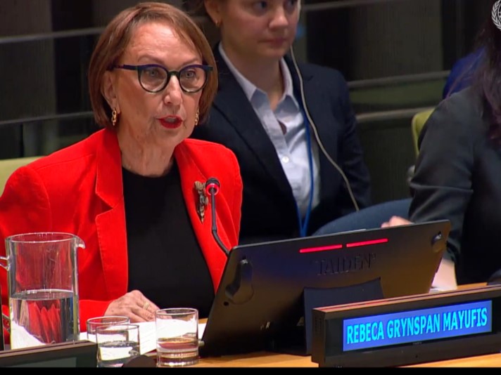 Candidata tica a la Secretaría de la ONU impulsa cambio hacía la paz