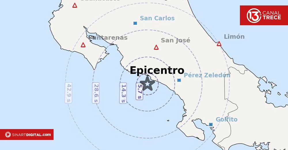 Sismo de 4.6 sacudió la tarde de este martes