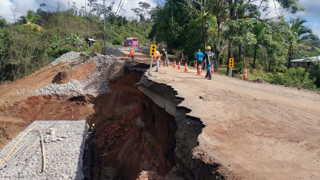 Ruta 239 entre La Gloria y el río Chires permanecerá cerrada hasta el 22 de febrero