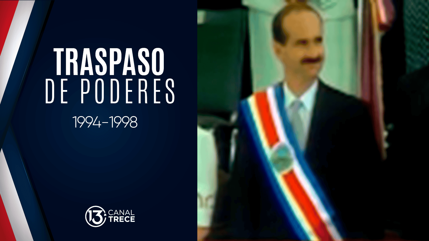 Traspaso de Poderes  1994 Rafael Ángel Calderón Fournier- Ingeniero Jose María Figueres Olsen