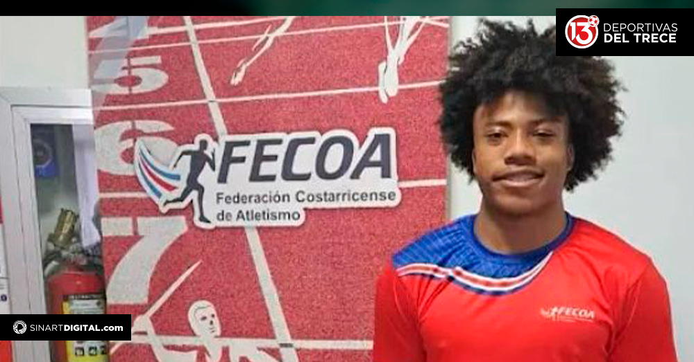 José Whittaker impone nuevo récord nacional U-20 en los 200 metros planos