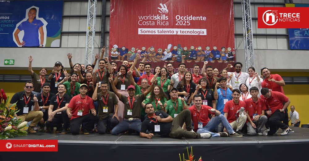 16 estudiantes del INA obtienen oro de WorldSkills Occidente 2025