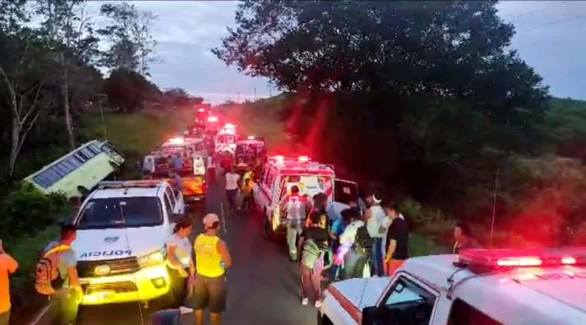 Dos accidentes de tránsito en Los Chiles provocaron la muerte de varios migrantes