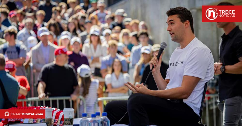 Activista de derecha Charlie Kirk muere herido de bala en EEUU