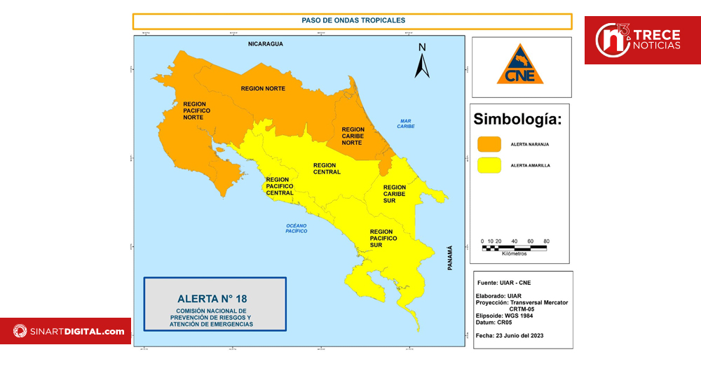 Ondas tropicales elevan alertas en el país
