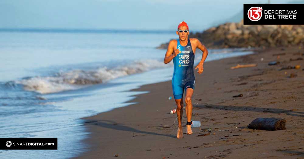 Campos dominó maratón de Quepos