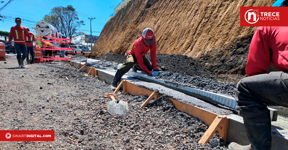 Ampliación en Barreal de Heredia avanza con nuevos carriles y aceras 
