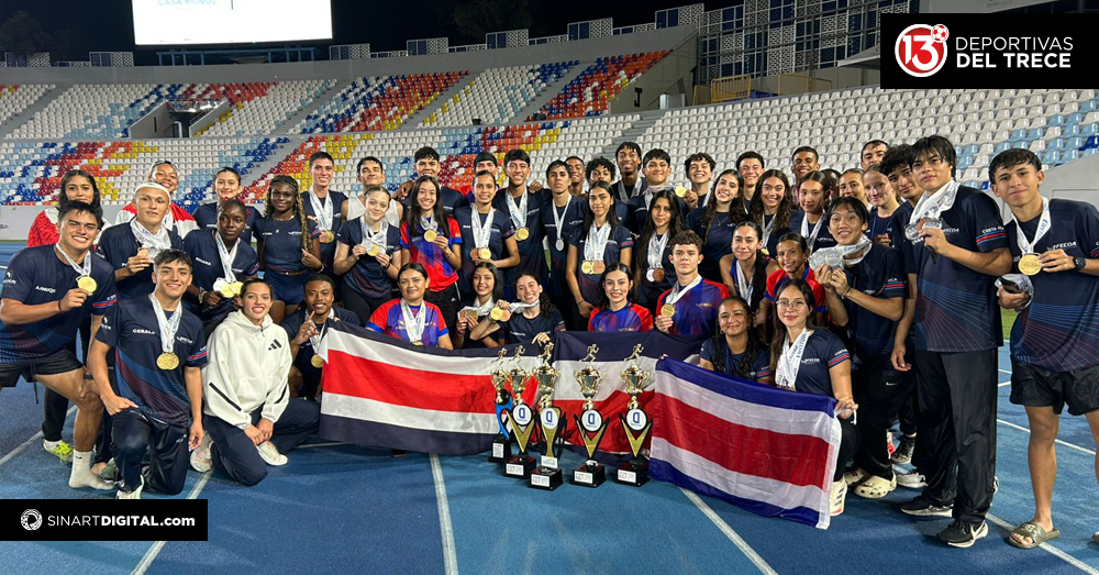 Costa Rica hizo fiesta en atletismo en El Salvador
