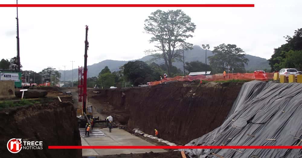 MOPT reporta avance de 22% en obras del paso a desnivel en La Galera