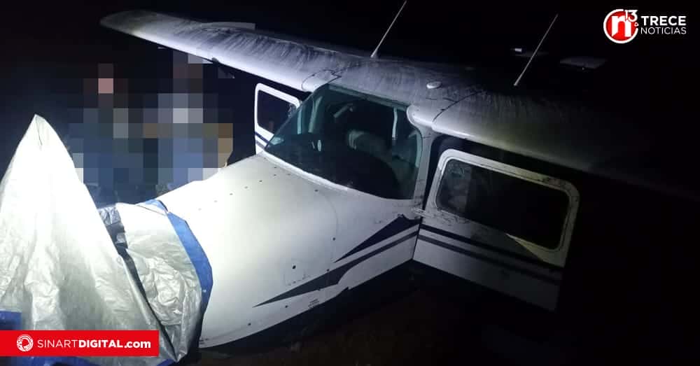 Avioneta cargada de droga se estrelló cuando intentó alzar vuelo en Upala