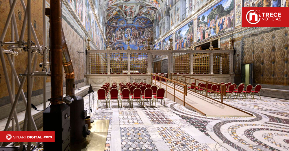 Video: Todo listo en la Capilla Sixtina para el cónclave