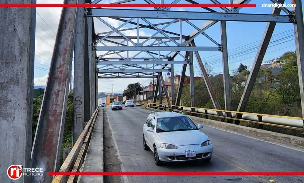 Puente sobre río Reventado tendrá cierres generales y paso regulado