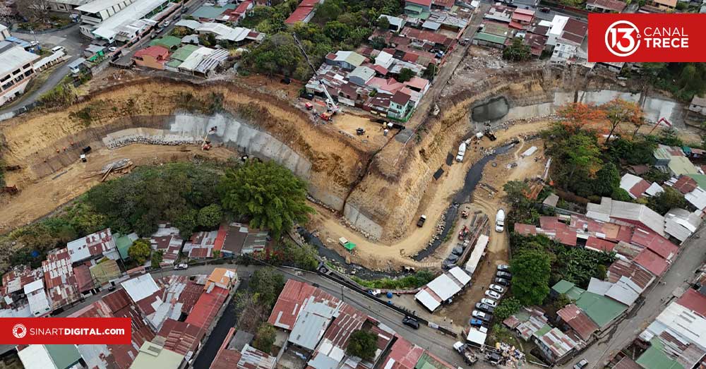 CNE avanza en obra para proteger a 20 mil personas en Desamparados ante deslizamientos e inundaciones
