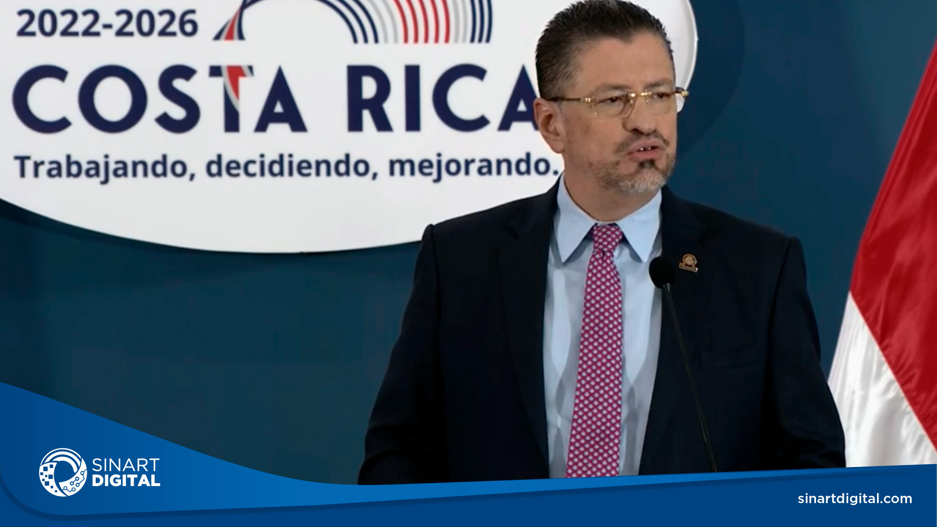 El presidente de la República, Rodrigo Chaves, viajará la próxima semana a los Estados Unidos.