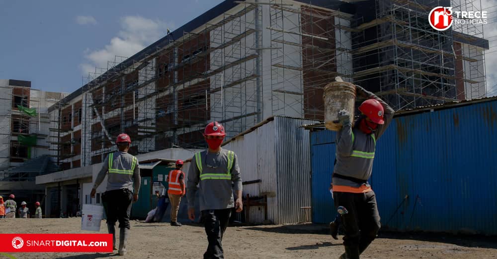 Obras de construcción disminuyen en un 6,1% respecto al I semestre del 2022