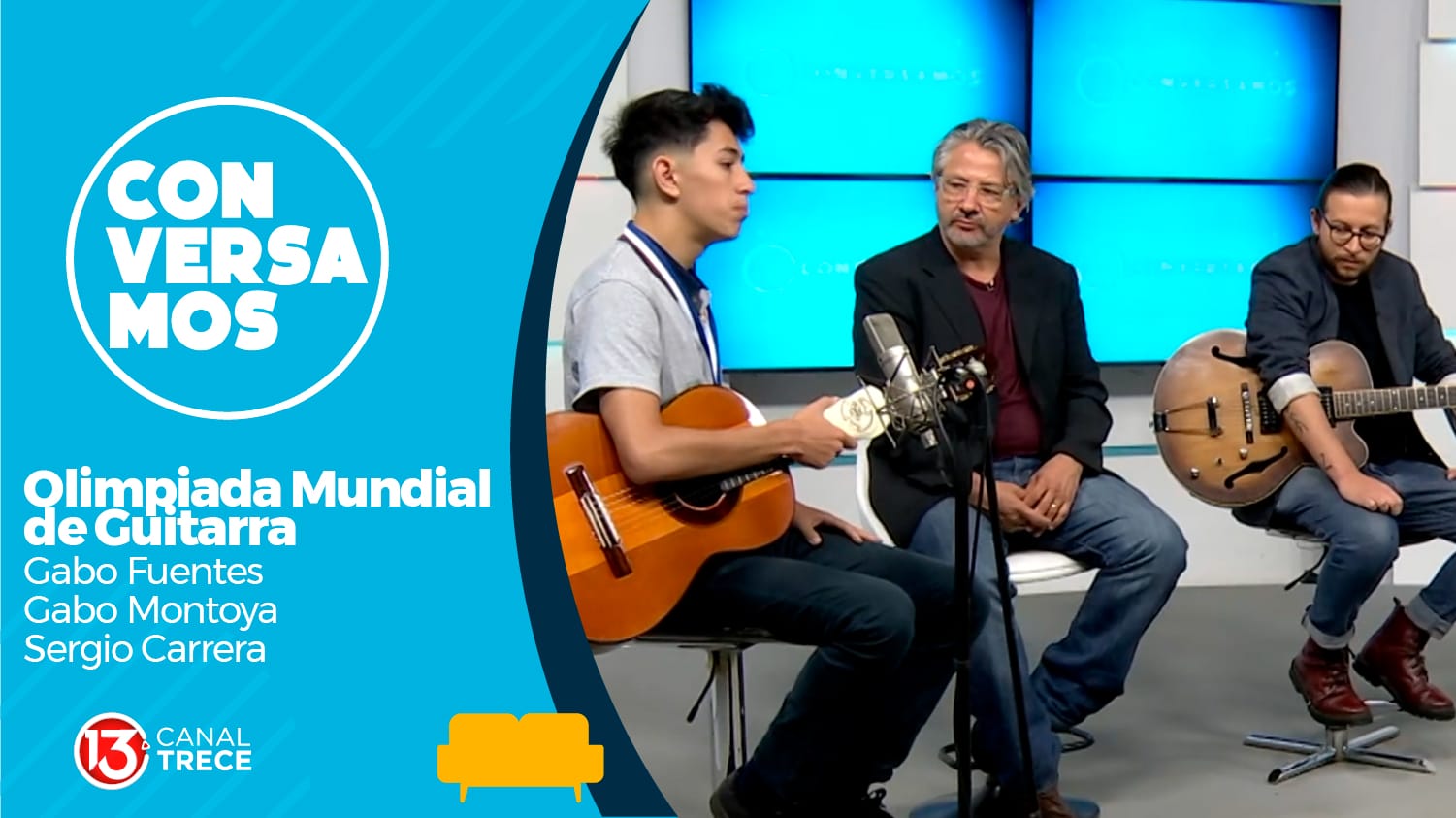   Conversamos sobre la Olimpiada Mundial de Guitarra.