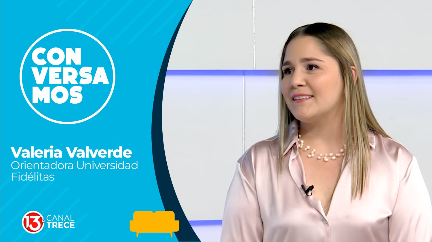 Conversamos con Valeria Valverde, orientadora de la Universidad Fidélitas.