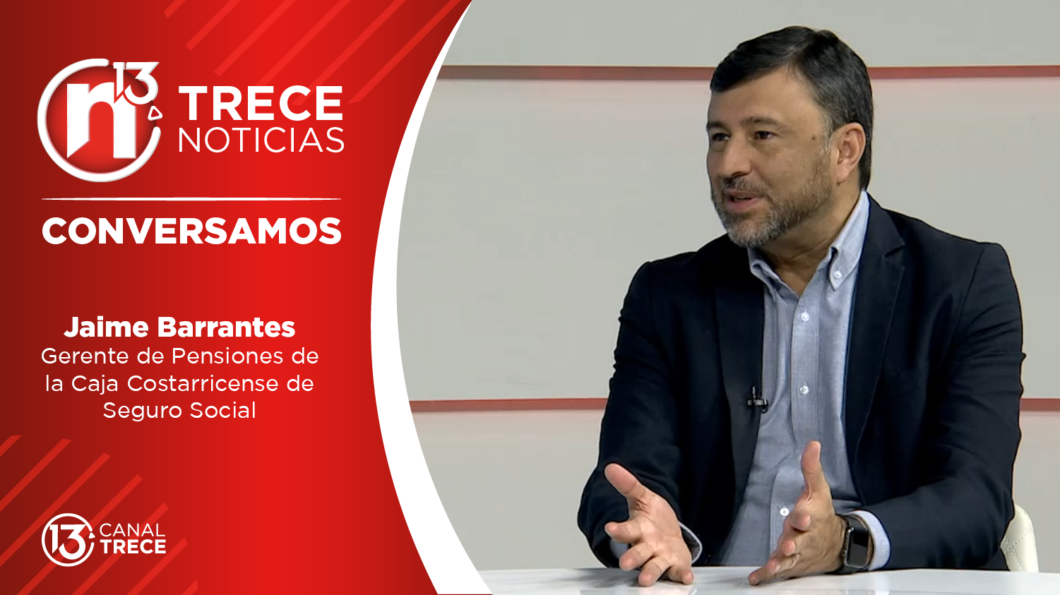 Conversamos con Jaime Barrantes, Gerente de Pensiones de la CCSS | 19 agosto 2024.