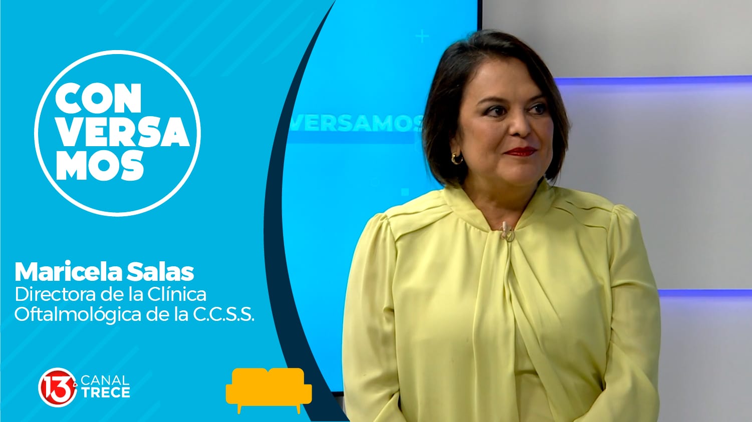 Conversamos con Maricela Salas, directora de la Clínica Oftalmológica de la C.C.S.S.